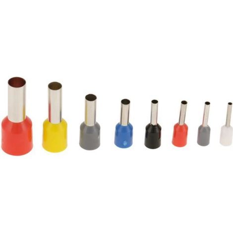 Pince À Sertir - Bornes À Sertir - 0.25 À 10 mm² - Pour Câblage Électrique Automobile Et Marin - 1 Pièce Pince + 1200 Pièces Bornes (1/4)