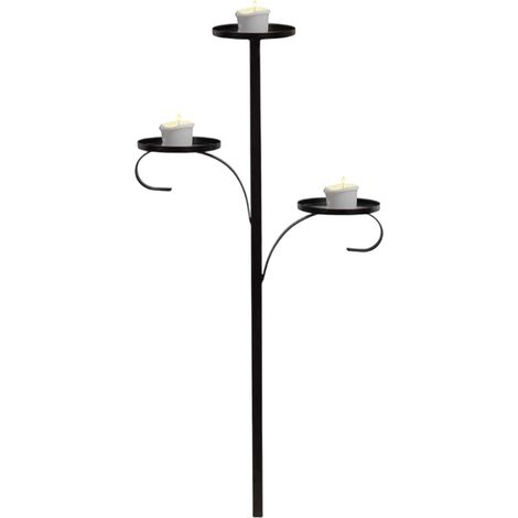 de chandelier Bougeoir élégant en métal pour arbres de vacances Décoration lumineuse unique pour mariages, fêtes à la maison et célébrations Grand bougeoir pour une ambiance festive (1/5)