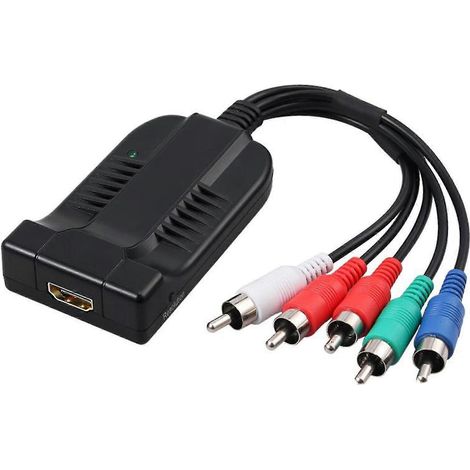 Convertisseur vidéo universel portable HDMI vers YPbPr, adaptateur RGB et câble CC pour home cinéma (1/4)