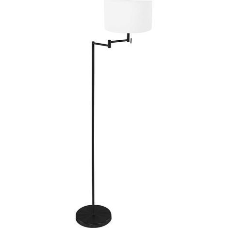 Mexlite - stehlampe - Bella - schwarz - leinen metall - Ø 45cm - (1/3)