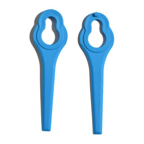 Piezas de cortacésped de plástico, 30 cuchillas para cortacésped (azul) (1/3)