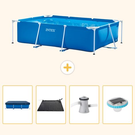 Intex Piscine Tubulaire Rectangulaire - 260x160x65 cm - 5-pièces S154 (1/5)