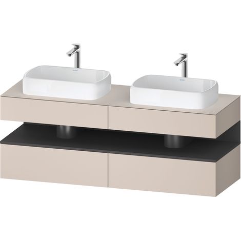Duravit Collection One Meuble sous-vasque sur console, 2 tiroirs,