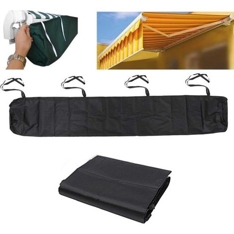 1 pièce - Housse de protection anti-poussière pour store - 2 m - Housse de protection imperméable pour store - Noir - 2 m