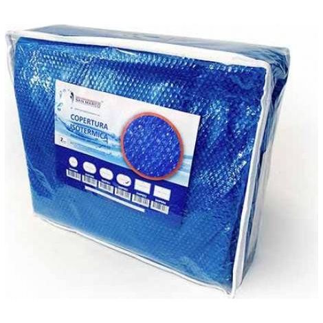 Telo termico estivo per piscina rettangolare 8x4 mt