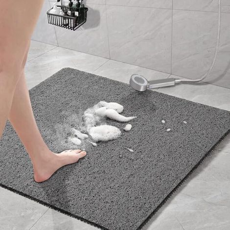 Anti-slip shower head, suitable for bathrooms and wet areas, quick-drying, no suction cups, 8080cm (1/5)