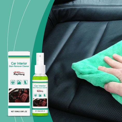 Autoinnenreinigungsspray, Fleckenentferner und Fleckenschutzmittel zur Reinigung und Pflege von Autoinnenverkleidungen und Sitzen – 100 ml -- BIEMMEDUE (1/5)