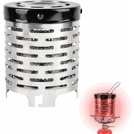 Camping Réchaud à gaz, Chauffage en Métal,Camping Mini Chauffage avec Une Poignée,Tente Chauffage Couverture en Acier Inoxydable (1/5)