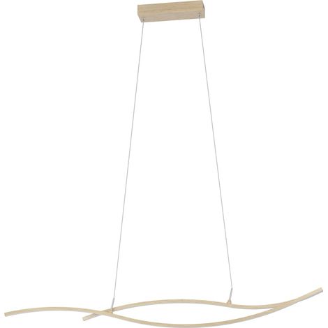 Suspension LED Grisolia 115 cm - aspect bois - 901212 (1/3)