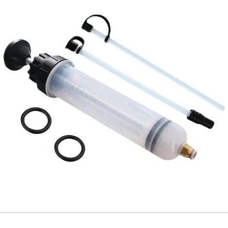Fluid Extractor,200cc Transfer Pump Syringe Fuel Oil Transfer Pump Suction Oil Suction Pump Gear Oil Syringe and Brake Fluid Extractor