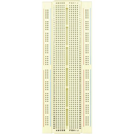 TRU COMPONENTS Breadboard spostabile Totale poli 840 (L x L x A) 172.7 x 64.5 x 8.5 mm 1 pz. (1/3)