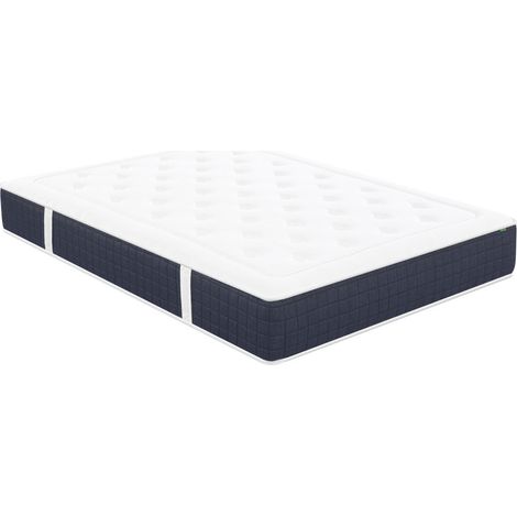 Matelas à ressorts et mémoire de forme, accueil équilibré - 140x190 cm - Mojo (1/5)
