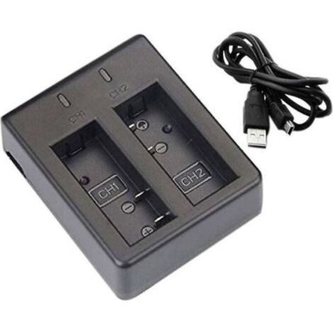 Double chargeur pour Eken H9 H9r et Sjcam Sj4000 Sj 4000 Sj5000 (1/5)