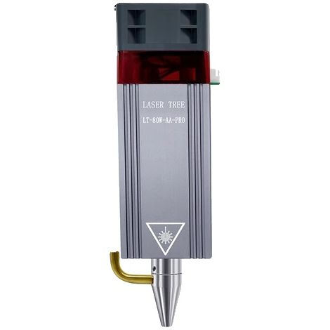 Módulo láser, potencia óptica de 10 W, boquilla de asistencia de aire, LT-80W-AA-PRO-KIT, 12 V (1/2)