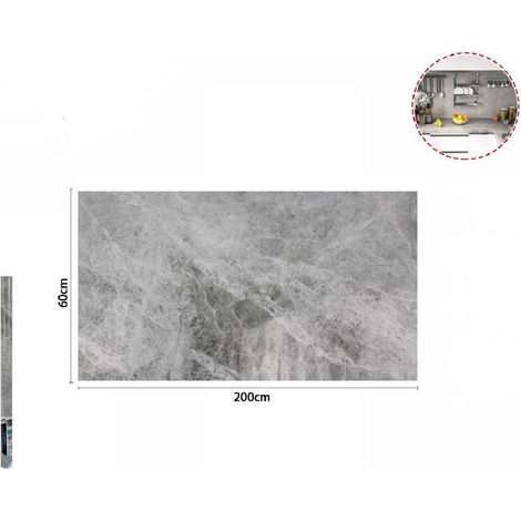 TrAdE Shop Traesio - Rotolo Adesivo Per Muri Parete Carta Parati 60cmx2mt Effetto Marmorizzato 70870 -