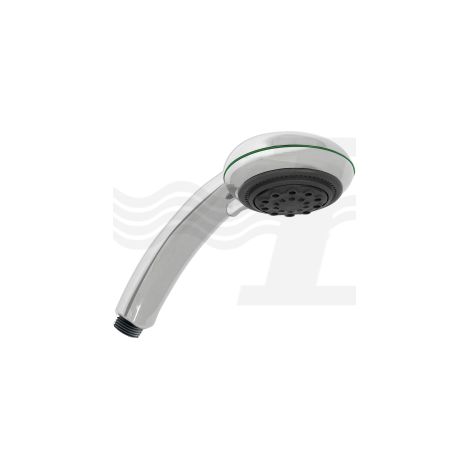 Pommeau de douche hydromassage a' 4 jets variables   90 mm dispositif anticalcaire chrome'