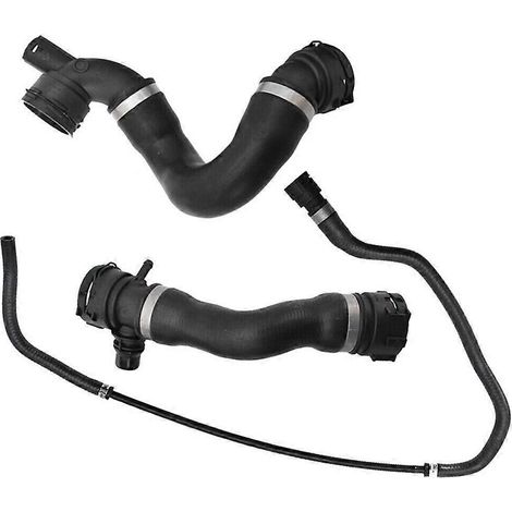 Lot de 3 durites de radiateur de refroidissement (supérieure et inférieure) pour BMW E90 E91 E92 325I 330I 330Xi 2006 328I 328Xi 17127618510 17127531581