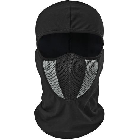 Multifonction Ultra léger,Cagoule Respirante Coupe-Vent Masque Cache-Cou Anti Poussière/Froid,Femme Homme Casques élastique Tour de Cou pour Randonnée Moto Vélo Tactique Escalade(Gris) (1/5)