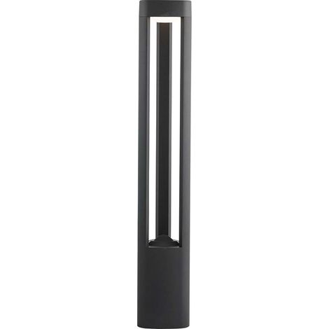 Searchlight Michigan - Paletto LED da esterno alto in alluminio grigio chiaro IP54 (1/3)