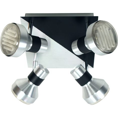 Plafoniera Candellux Sortha 98-08308 nera 27cm 4xGX53