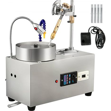 Polisseuse Gemmes Machine de Polissage de Bijoux 2800RPM Machine de Polissage de Roche à Facettes Gemmes Machine de Polissage de Tampon Polisseuse de Roche (1/4)