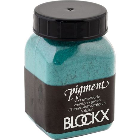 Pigment en poudre - Vert émeraude - 18 - Blockx - Pot de 100g (1/2)