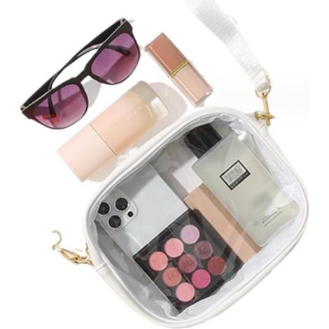 Sac bandoulière transparent détachable, à portable et personnalisable (1/4)