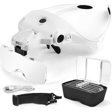 Magnifying Glass with USB Light Charge 2 LED Magnifiers (1/5)