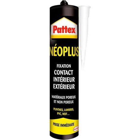 Neopren-Kontakt-Fixierkleber innen/außen Pattex Neoplus Kartusche 390ml PATTEX