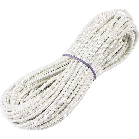 Fil électrique en Silicone, 15 mètres Câble Haute Température d'Alimentation Tressé Connexions Flexibles pour Usage Domestique, Appareils Ménagers, Installation (1/2)