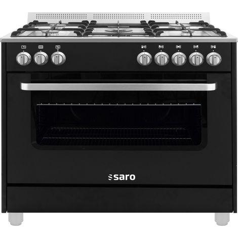 Cuisinière gaz - 5 feux - Four électrique 115L - Grill 1.8 kW - TS95C61LNE - Saro