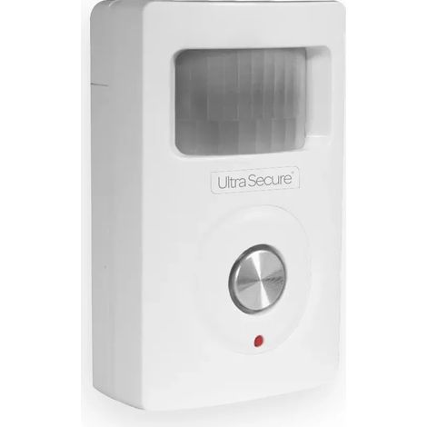 Ultra Secure – Détecteur de mouvement sans fil 2-en-1 avec sirène 130dB – Portée 100m – Installation rapide en 5 minutes – Compatible gamme BT