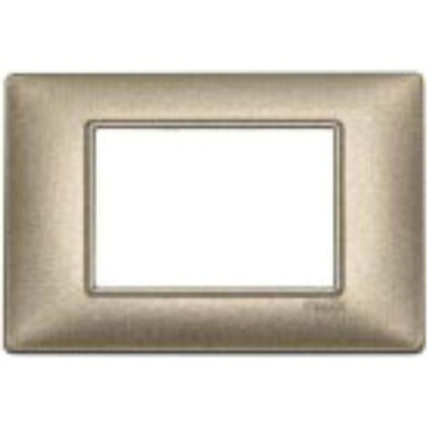 Placca 3M bronzo metallizzato Vimar Plana 14653.70