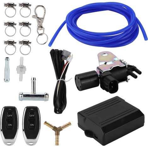 Kit de commande sans fil pour soupape d'échappement, télécommande universelle à dépression pour voiture (1/5)