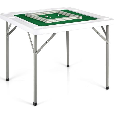 88cm Folding Mahjong Table Portable Mahjong Table PVC Desktop Table Games (1/5)