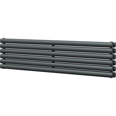 Boone Anthracite 360mm x 1600mm Horizontal Double Panel Radiator (1/5)