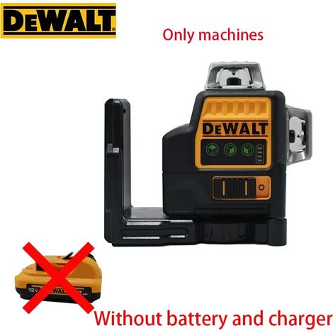 DEWALT DW089LG 12V 3D-360° Kreuzlinienlaser Hochpräziser grüner Baustellenlaser – Solo (nur Gerät) (1/5)