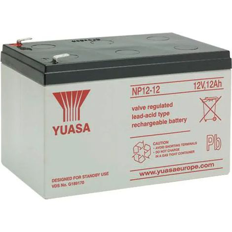 Batería Yuasa NP12-12 12Ah 12V (1/4)