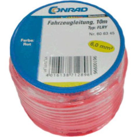 Conrad Components 606345 Fahrzeugleitung FLRY-B 1 x 6 mm² Rot 10 m (1/2)