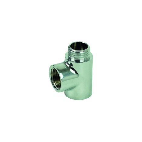 Pièce en T Purmo AZ13EH004800003 chromée, pour Radiateurs salle de bain sans connexion centrale