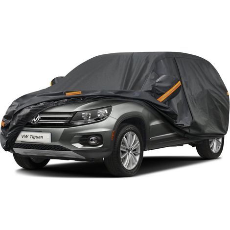 Autoplane Wasserdicht Atmungsaktiv für VW Tiguan (2007-2025) 7-Schicht Vollgarage mit Reflektoren (1/5)