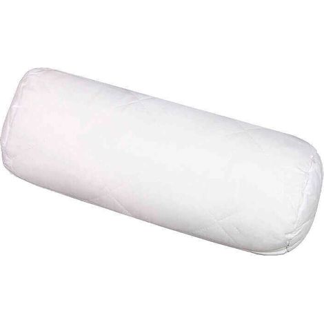 Almohada rulo cojin de fibra hueca siliconada tacto plumón  60X20 cm