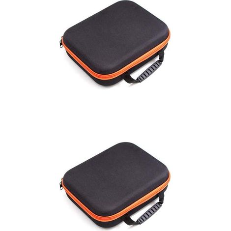 2 pièces Sac à outils Ox Tissu Vide Stockage Organisateur Fermeture à glissière Fermeture de fermeture Pochette de travail réutilisable Etui de protection extérieur, petit