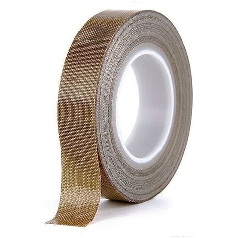 Nastro in teflon (1/2 pollice x 33 piedi x 0,18 mm) Nastro in PTFE per macchine sottovuoto, sigillatrici a impulsi manuali, nastro in fibra di vetro rivestito in PTFE (1/5)