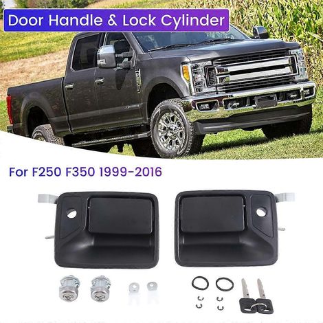 Türgriff & Schließzylinder mit Clips für Super Duty F250 99-16--