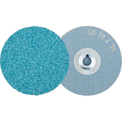 PFERD TOOLS COMBIDISC Zirkon Schleifblatt CD Ø 75 mm Z36 für gehärteten Stahl 50 Stk (1/4)