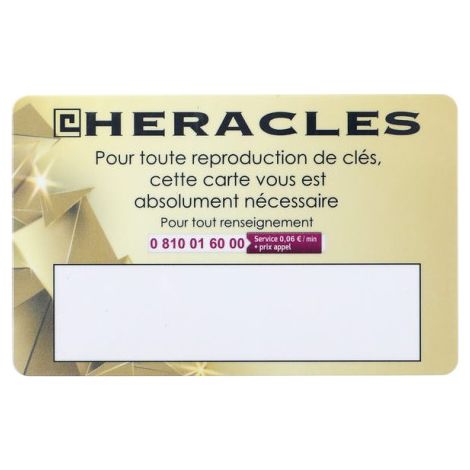Mécanisme serrure Heracles 3 points en applique A2P1 gauche doré (1/3)