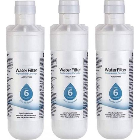 ADQ747935 Filtre À Eau Réfrigérateur, Remplacement pour LT1000P / PC/PCS, MDJ64844601,3pcs
