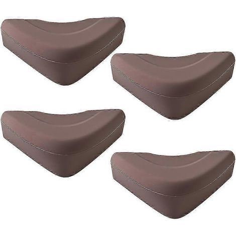 Protections d'angle résistantes pour tables et meubles, angles vifs-Brown (1/5)