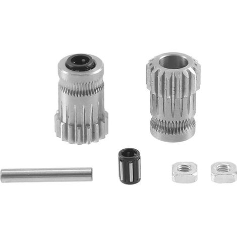 Kit de engranajes dobles para extrusor de impresora 3D MK3, engranajes de transmisión y rueda de extrusión para actualización de impresora 3D Prusa I3 MK2 MK2S (1/5)